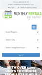 Mobile Screenshot of monthlyrentalsbyowner.com